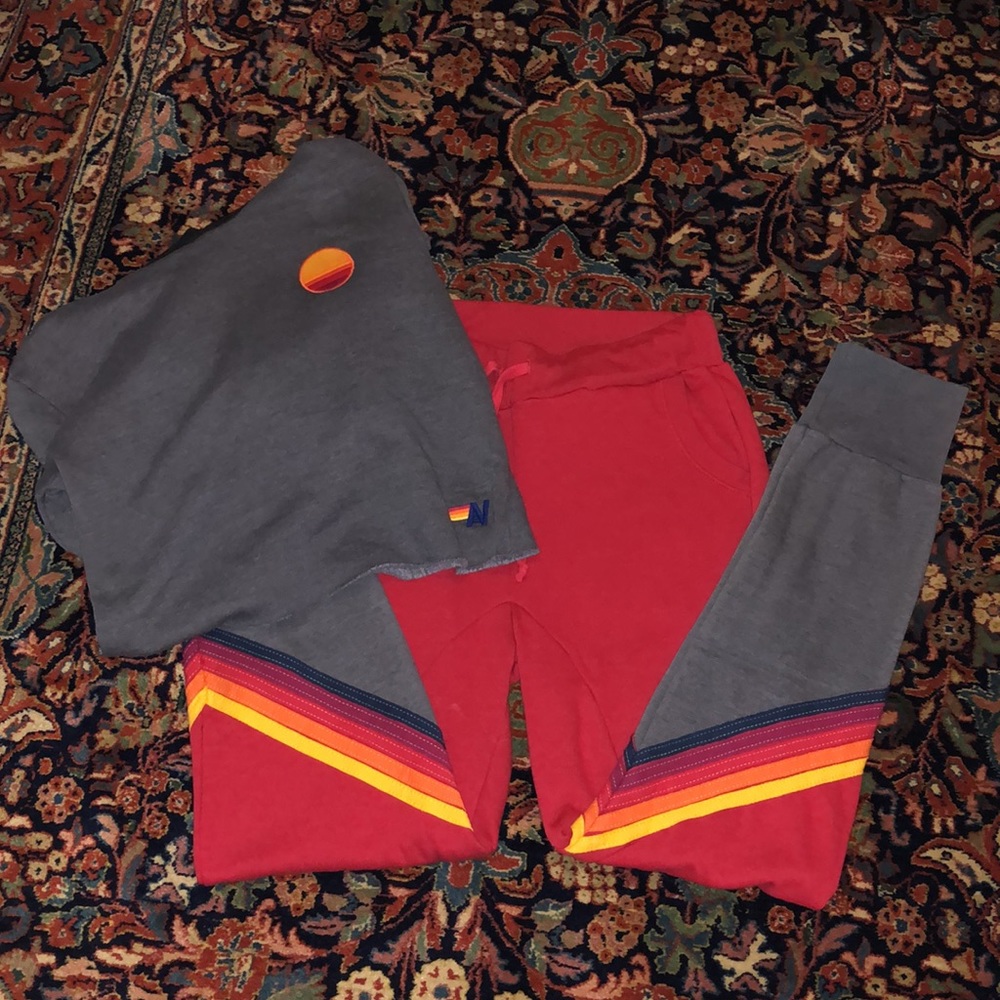 NWT Aviator Nation Hoodie and Sweats SET